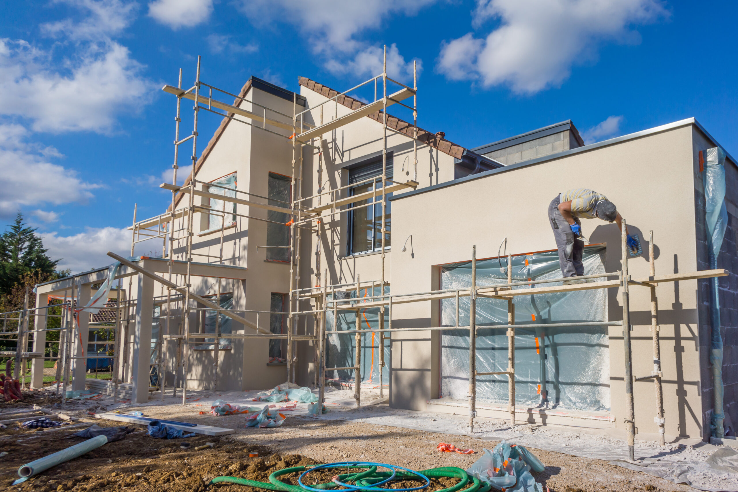 Roof insulation installation